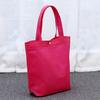 Timeless Design Foldable Button Shopping Bag Reusable Tote Pouch For Women