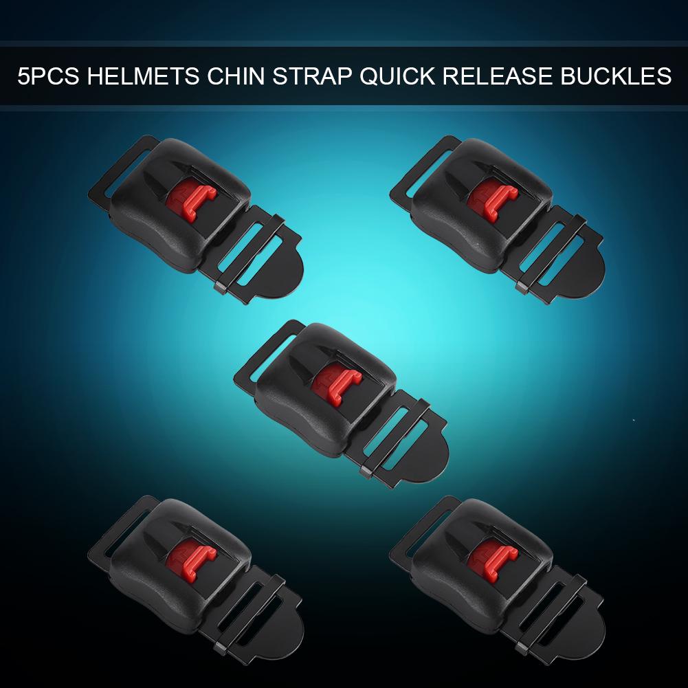 5pcs Motorcycle Helmets Speed Clip Chin Strap Quick Release Disconnect