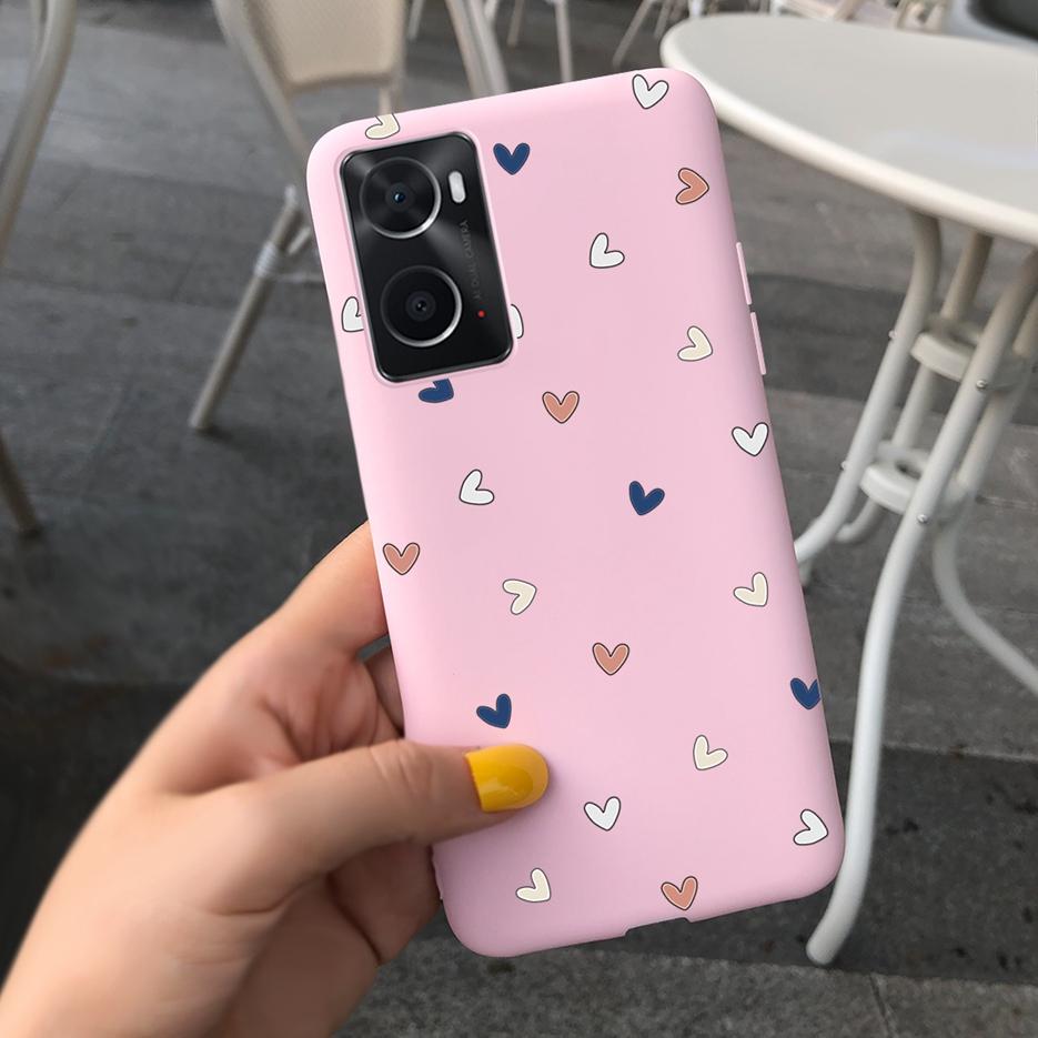 For Oppo A76 Case CPH2375 Fashion Cartoon Girls Cover For Oppo A96 Soft Silicone Case For Oppo A36 A 76 96 OppoA76 OppoA96 Shell