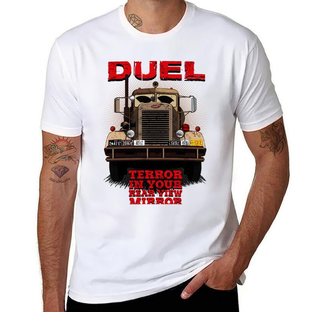 Duel Peterbilt TShirt Summer Tops Custom Shirt Aesthetic Clothes Oversized T Shirt Unisex