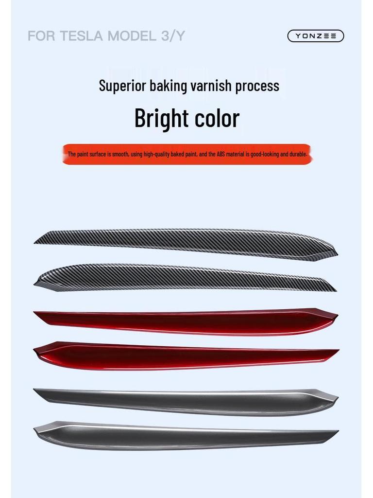 Tesla Model 3/Y Interior Trim Kit: Door, Console, Dashboard Accessories