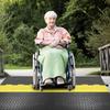 Rubber Cable Protector Ramp, 5 Channel, 22000 Lbs/axle Capacity Heavy Duty Wire Cover Ramp Hose Cord Ramp Driveway, Traffic Speed Bump with Flip-Open