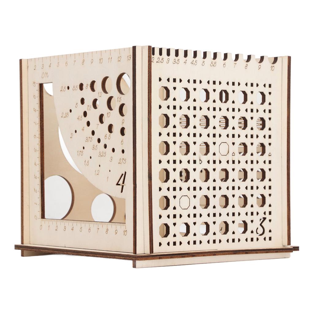 Wooden Yarn Bowl Multifunctional Unique Knitting Crochet Yarn Ball Bowl for Textile Crafts