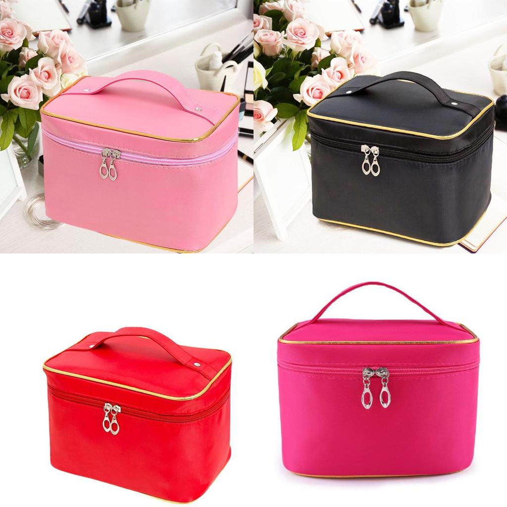 Damen Kosmetiktasche mit großer Kapazität, faltbar, tragbar, wasserdicht, Reise-Organizer