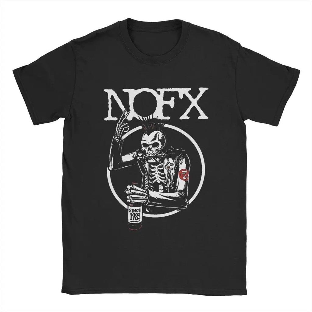 Nofx Hip Hop Drunk Unisex T Shirts Band Punk Rock Humorous Highend Luxury Unisex Style Both of Unisex and Women