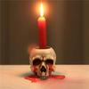 Crying Skull Candle Holder - Creative Home Décor, Decorative Column Candle Base, Tea Light Holder Unique Table Accessory