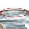 Coach Parker Op Art Lame Shoulder Bag Leather Silverx Gray Women 13507 Used
