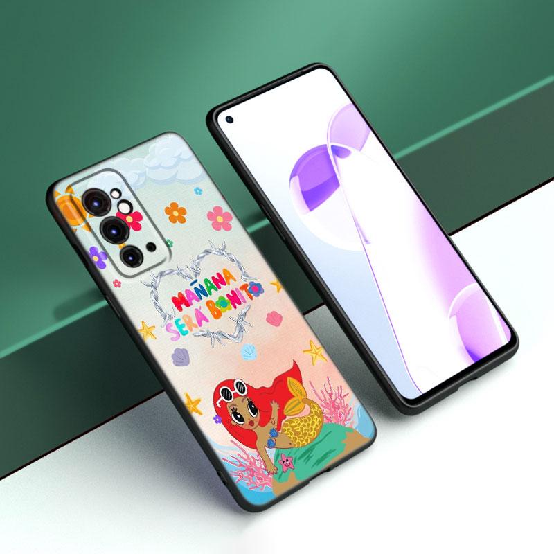 Karolg Manana Sera Bonito Black Phone Case For OnePlus 9R 10R 11R 12R ACE 2 Pro 2V 3V Nord CE 2 3 Lite 4 N10 N20 N30 SE 5G