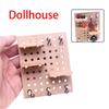1:12 Puppenhaus Miniatur Wandregal Lochplatte Möbel Heimmodell Dekor Spielzeug Puppenhaus Zubehör