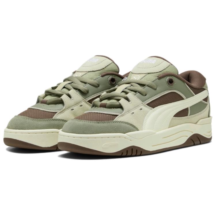 Puma 180 Casual Classic Simple Retro Breathable Low-Top Sneakers Unisex Sneakers Brown 389267-34