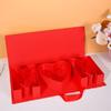 Rectangle Empty Mom Box Large Size Romantic Jewelry Gift Box Red Color Letter-Shaped Thicker Flowers Gift Box Valentine's Day