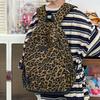 Zaino Vintage con Stampa Leopardo per Donna Versatile Grande Capacità Zaino Scolastico per Studenti Casual da Viaggio Portatile Borsa a Spalla per Ragazze Borsa a Mano