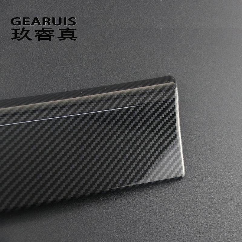 Car Styling Carbon Fiber Center Console Armrest Box Panel Stickers For Mercedes Benz B Class W247 GLB X247 Interior