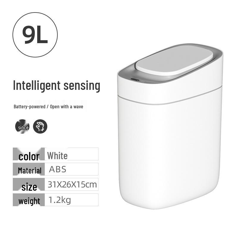 2023 Smart Sensor Trash Can with Lid - Perfect for Home, Bathroom, Living Room, or Toilet