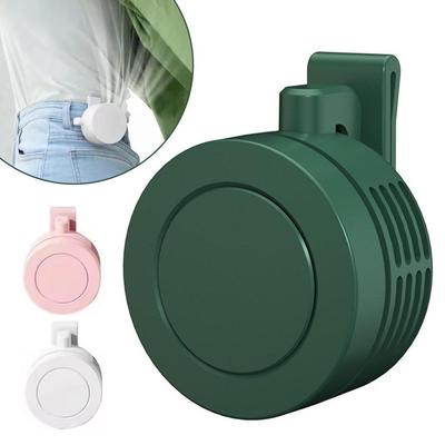 Portable Fan Rechargeable Mini Waist With 3 Speeds Strong Wearable Clip Belt Fan For Outdoor Jobsite FarmsTraveling Fishing