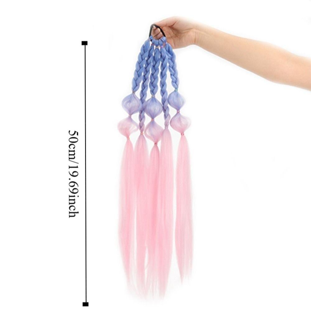 Lantern Braid Twist Braid Bulk Colorful Braided Ponytails Long Bubble Jumbo Braid for Women