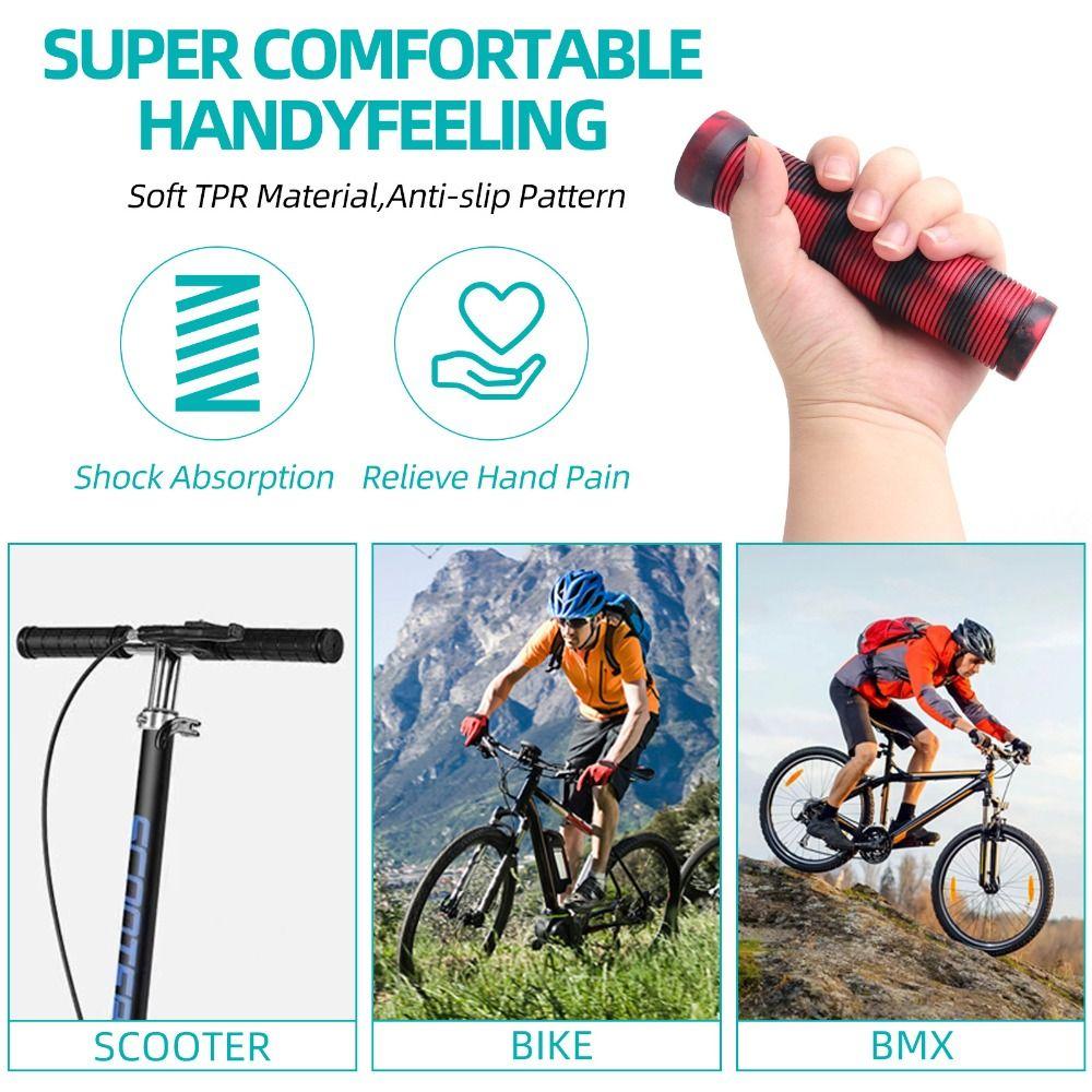 

6 Colors Handlebar Cover Non-slip Cycling Accessories Bicycle Handle Bar Grips Outdoor Sports червоний