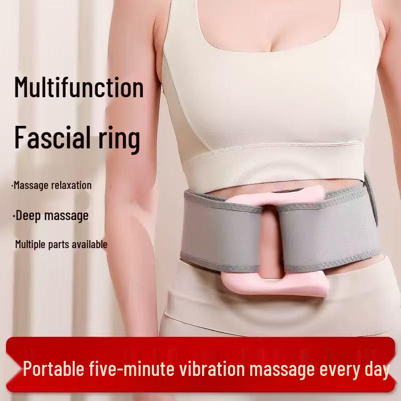 Professional Grade Cross-Border Vibration Fascia Gun Massager with Fat-Burning Yoga Ring