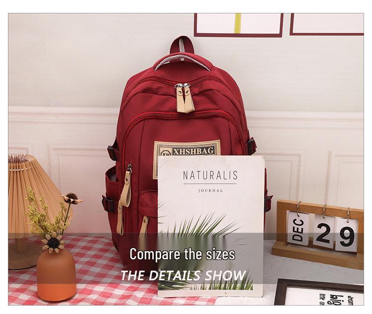 Trendy Large-Capacity Backpack for Teen Girls - Casual and Versatile for Travel or School