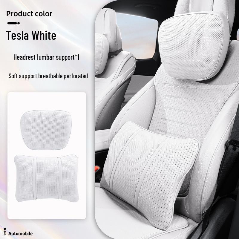 Luxurious Breathable Neck and Lumbar Seat Cushion Set for Maybach