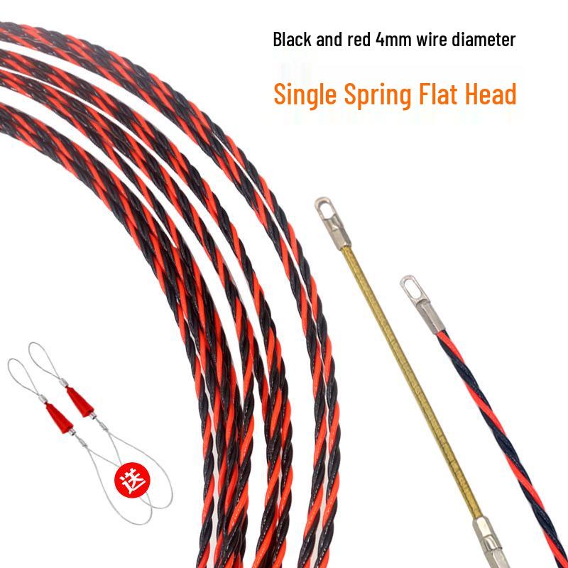 Electrician's Wire Threader for Thin Conduit & Concealed Network Cable