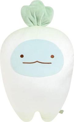 San-X Sumikko Gurashi [Willkommen im Food-Königreich] Super Mochimochi Umarmungsspielzeug Eidechse (Rettich) MF93701