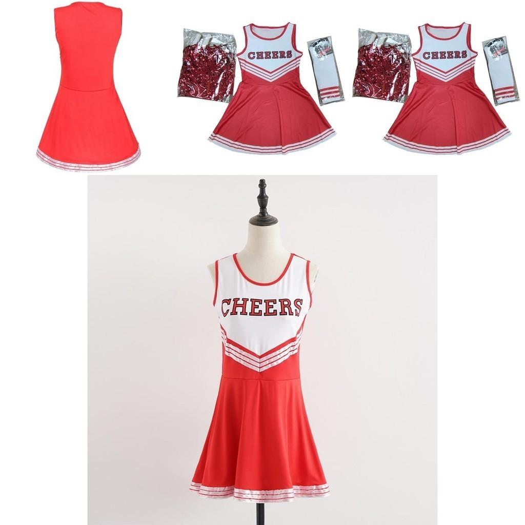 High-quality Polyester Lala Cheerleader Dress Set Performance Outfit For Women