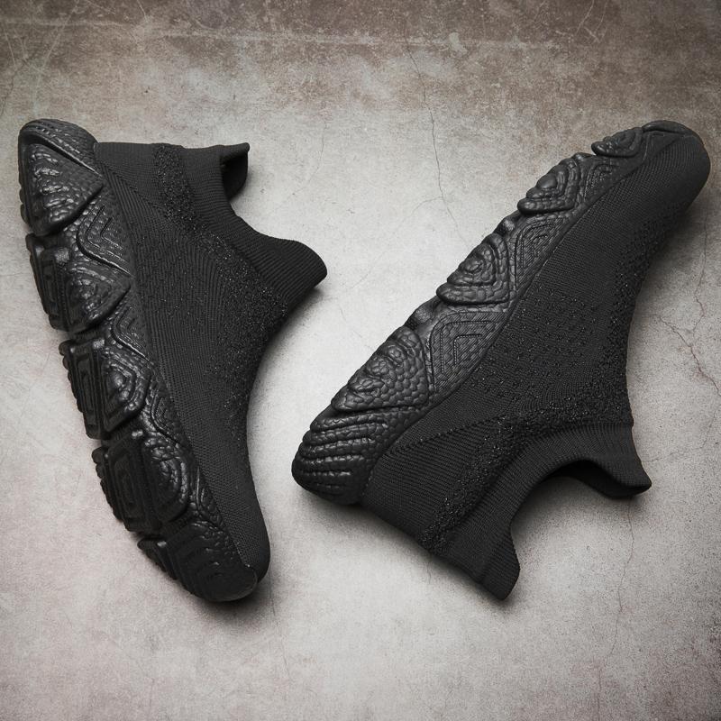 

Модная высококачественная мужская обувь 2024 года, удобная спортивная обувь, дышащая, нескользящая, для бега, мужская спортивная обувь для лодок 45 чёрный