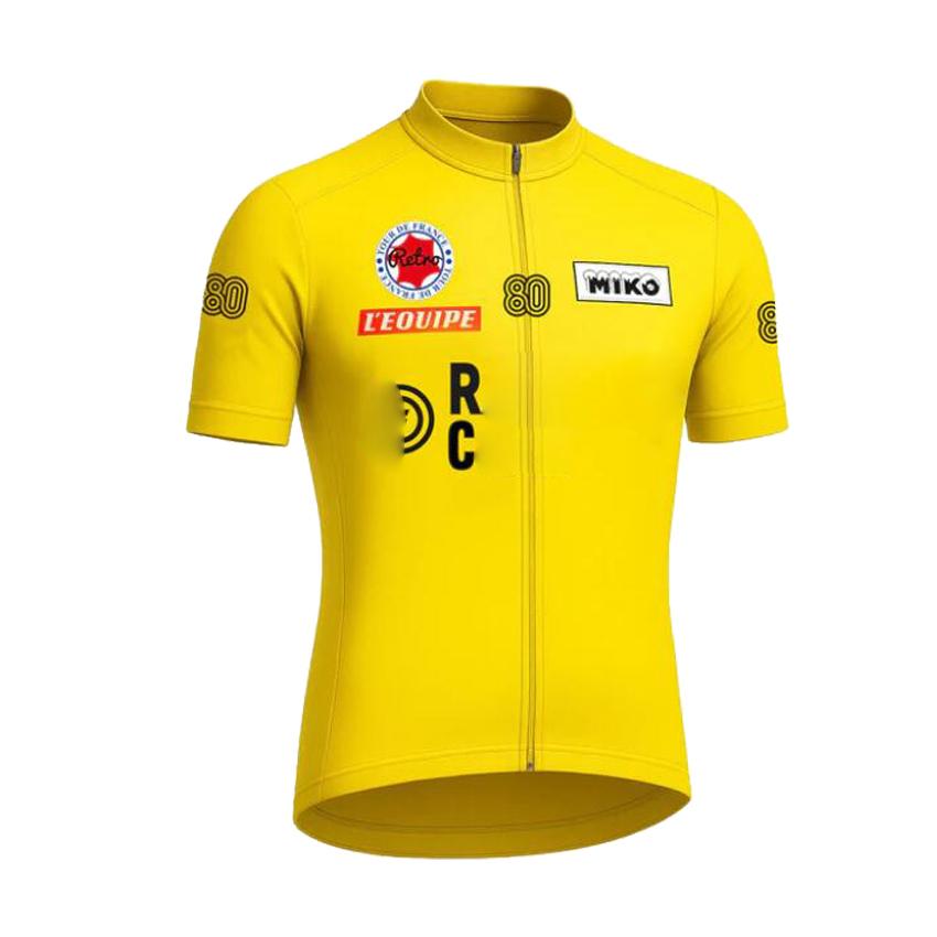 Reizē Retro Riteņbraukšanas Džersijs Vīriešu Elpojošs