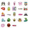 50 Creative Easy-To-Tear Small Ear Graffiti Stickers Decorative Creative Hand Account Stickers