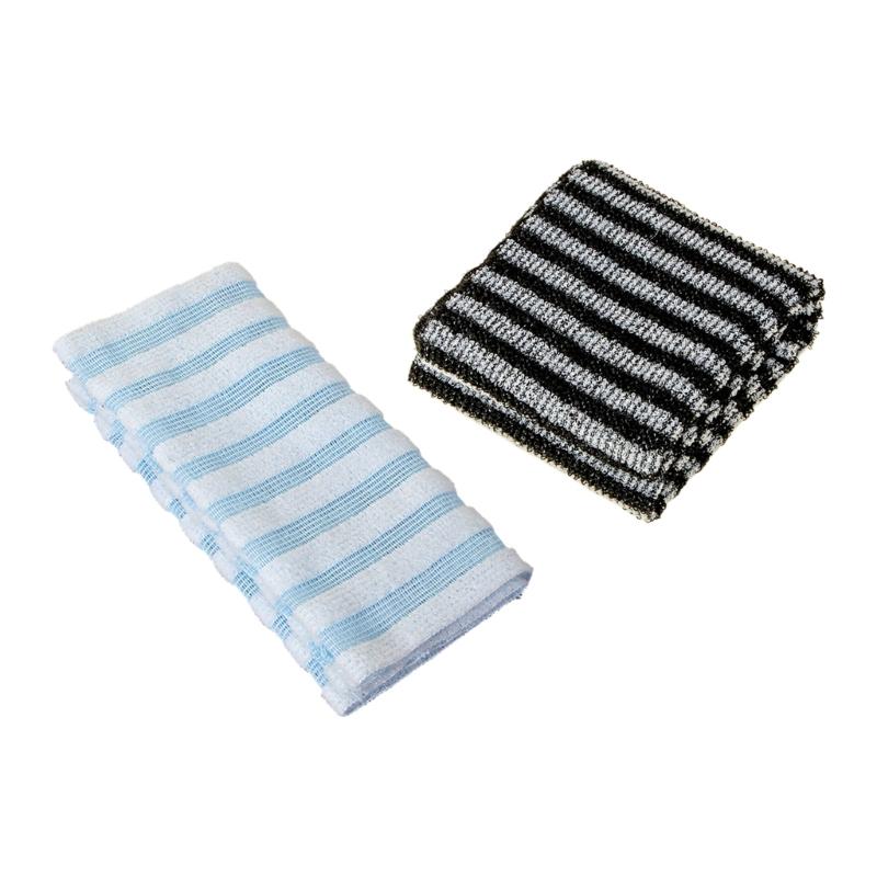 Premium Bath Exfoliator Double Sided Scrubber Soft Towel Washcloth Hygienic Bathroom Essential For Adults