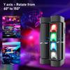 BETOPPER Moving Lights 8x3W RGBW LED Stage Lighting Disco Light Stage Light DMX512 7/13CH DJ Disco Light for Party Rotatable High Brightness Audio Syn