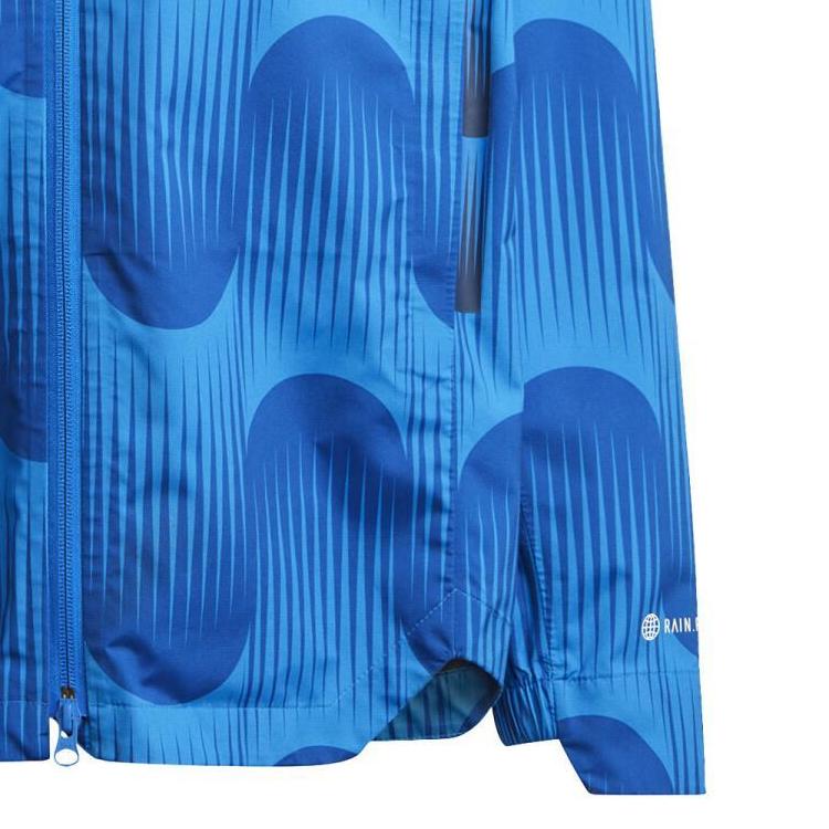 Adidas 2022-23 Lifestyler MyShelter Zipper Stand Collar Comfortable Jacket Men Jackets Blue HE8899