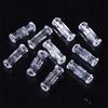 10Pcs Leak Proof Double Helix Medical Sterile Luer Lock Adapter Transparent Plastic Syringe Connector For Veterinary Medical