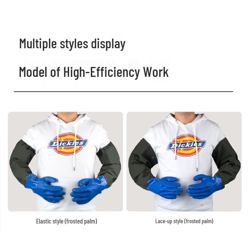 Extended Waterproof Anti-slip Rubber Fishing Gloves