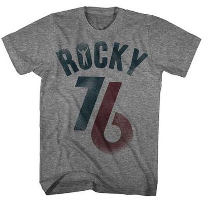 Camiseta Unisex Rocky 76 Corte Ajustado