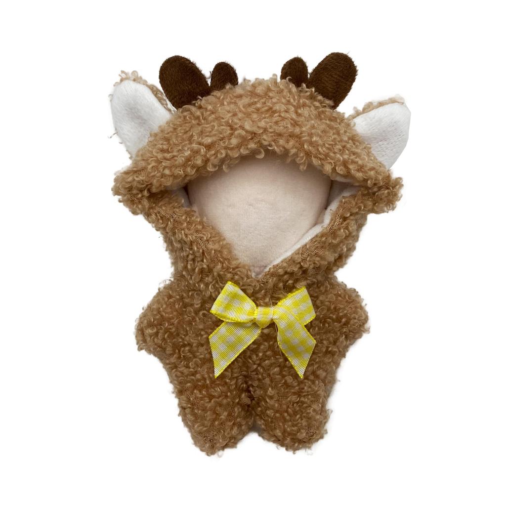 AXLUCE Plush Clothes Kigurumi Plush Toy Clothes 10cm Doll - - - - - - (Fawn)