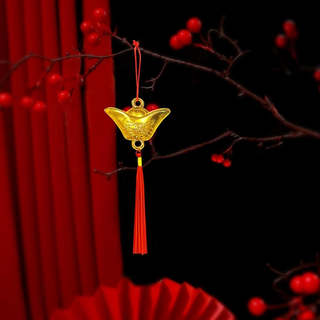 Chinese New Year Pendants Decorations Chinese Hanging Lucky Ornaments for Spring Festival Party