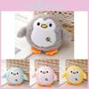 Delightful Penguin Plush Keychain Colorful Soft Stuffed Animal Toy