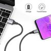 Câble USB C [2M, Lot de 2], Câble USB C Charge Rapide Nylon Tressé Câble Type C 3A Chargeur pour Samsung Galaxy S21 S20 S10 S9 [373]