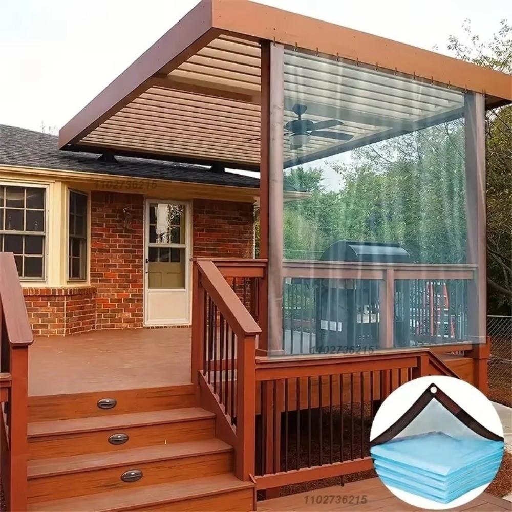 Schneesichere Transparente Regenhülle Wasserdicht Regendichtes Tuch Wasserdichte Plane Hühnerstall