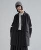 Moiremoa Bio W/S Cotton Half Jacket-Black