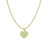 Contemporary Zodiac Heart Necklace With Layered Chain Perfect For Fashionable Women