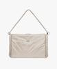 Trimarch Padded Shoulder Bag / Beige