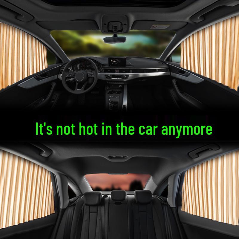 Universal Magnetic Car Sun Shade - Side Window Heat Insulation Curtain