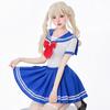 Milky Time Uniforme de marin Sailor Moon pour femmes, Cosplay d'Halloween (Taille L)