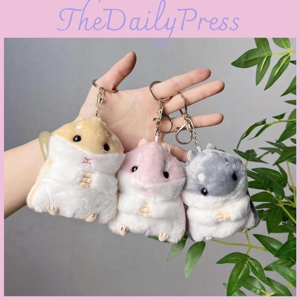 Cotton Highquality Pp Filled Hamster Plush Toy Keychain Perfect For Children Collectors And