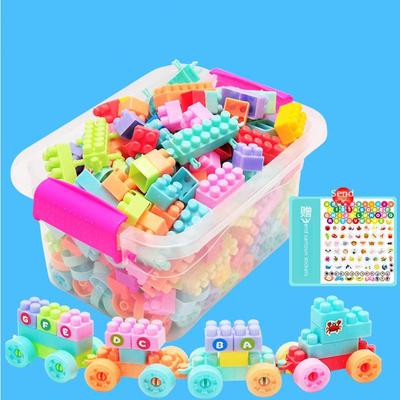 Üreticiler Çocuklar İçin Plastik Eğitici Yapı Blokları - Erkek Çocukları İçin Aydınlanma Oyuncakları - Tasfiye Satışı