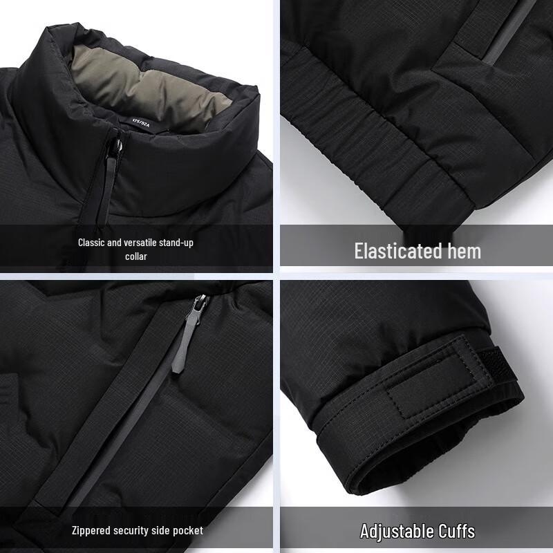 Xuezongfei Men's Winter Warm Stand Collar Down Jacket