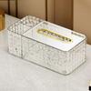 Removable for Kitchen Bathroom Crystal Napkin Holders Tissue Case Paper Towel Holder Tissue Box